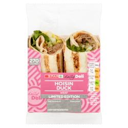 SPAR Daily Deli Limited Edition Hoisin Duck Wrap