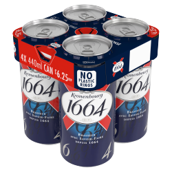 Kronenbourg 1664 4 x 440ml Cans
