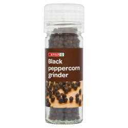 Spar Black Peppercorn Grinder 50g