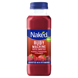 Naked Ruby Machine Super Smoothie Raspberry, Pomegranate, & Strawberry 300ml