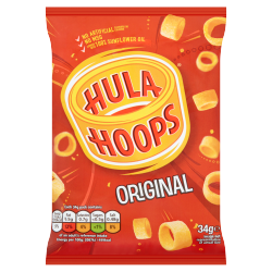Hula Hoops Original Crisps 34g