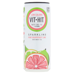 Vit Hit Sparkling Pink Grapefruit Lime with White Tea 330ml