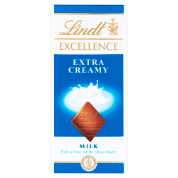 Lindt Excellence Milk Extra Creamy Chocolate Bar 100g