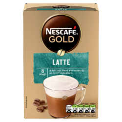 NescafÃ© Gold Latte 8 x 15.5g (124g)