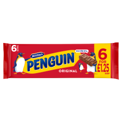 McVitie's Penguin Original 6 x 24.6 g (147.6g)