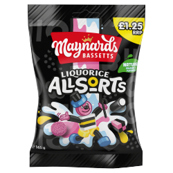 Maynards Bassetts Liquorice Allsorts 165g