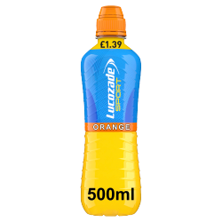 Lucozade Sport Drink Orange 500ml PMP Â£1.39