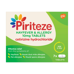 Piriteze Hayfever & Allergy Tablets (7s)