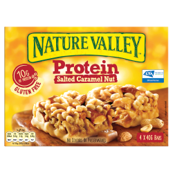 Nature Valley Protein Salted Caramel Nut Cereal Bars 4 x 40g