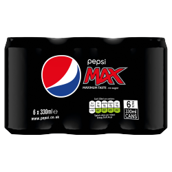 Pepsi Max 6 x 330ml