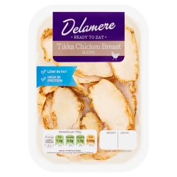 Delamere Tikka Chicken Breast Slices 180g