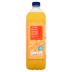 SPAR Whole Orange Squash 1 Litre