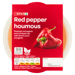 SPAR Red Pepper Houmous 170g