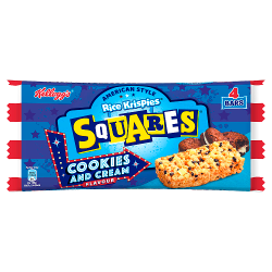 Rice Krispies Squares Cookies and Cream Flavour 4 x 34g