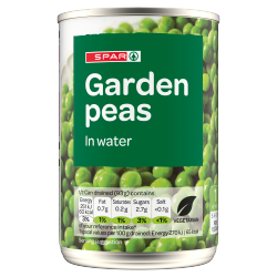 SPAR Garden Peas in Water 300g