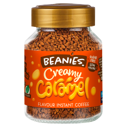 Beanies Creamy Caramel Flavour Instant Coffee 50g