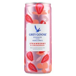 Grey GooseÂ® Essences Strawberry & Lemongrass Vodka Spritz 250ml