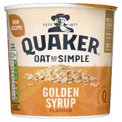 Quaker Oat So Simple Golden Syrup Porridge Pot 57g