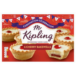Mr Kipling Coronation Celebration 6 Cherry Bakewells