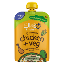 Ella's Kitchen Organic Chicken and Veg Baby Pouch 7+ Months 130g