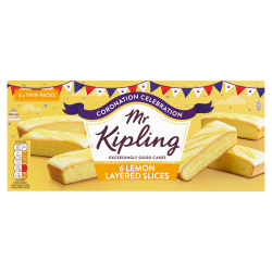 Mr Kipling Coronation Celebration 6 Lemon Layered Slices