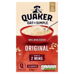 Quaker Oat So Simple Original Porridge Sachets 10x27g