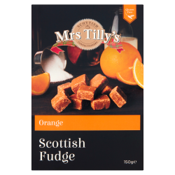 Mrs Tilly's Orange Scottish Fudge 150g