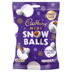 Cadbury Mini Snow Balls Family Pack 296g