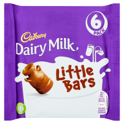 Cadbury Dairy Milk Little Bars 6 Pack 108g