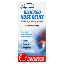 Galpharm Blocked Nose Relief 0.05% w/v Nasal Spray 15ml