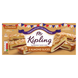 Mr Kipling Coronation Celebration 6 Almond Slices