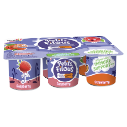Petits Filous Strawberry and Raspberry Fromage Frais 6 x 47g