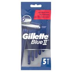 Gillette BlueII Men's Disposable Razors x5