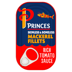 Princes Mackerel Fillets in a Rich Tomato Sauce 125g