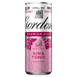 Gordon's Premium Pink Gin & Tonic 250ml PMP