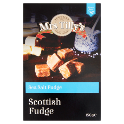 Mrs Tilly's Sea Salt Scottish Fudge 150g