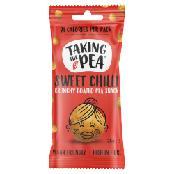 Taking the Pea Sweet Chilli Crunchy Coated Pea Snack 25g