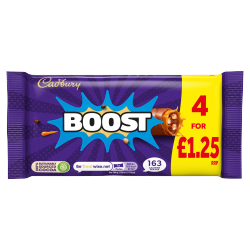 Cadbury Boost Chocolate Bar Â£1.25 4 Pack 126g