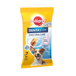 Pedigree Dentastix Daily Adult Small Dog Treats 7 x Dental Sticks 110g