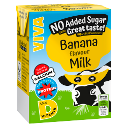 Viva Banana Flavour Milk 200ml