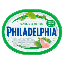 Philadelphia Garlic & Herbs Soft Cheese 165g