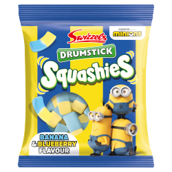 Swizzels Drumstick Squashies Banana & Blueberry Flavour 140g
