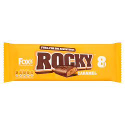 Fox's Rocky 8 Caramel Bars 169g