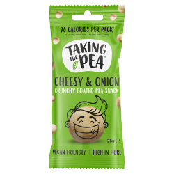 Taking the Pea Cheesy & Onion Crunchy Coated Pea Snack 25g