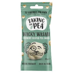 Taking the Pea Wacky Wasabi Crunchy Coated Pea Snack 25g