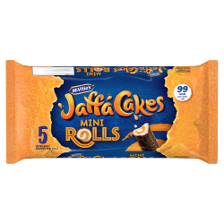 McVitie's Jaffa Mini Rolls Cake Bars 5 Pack
