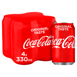 Coca-Cola Original Taste 4 x 330ml