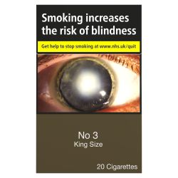 No 3 King Size 20 Cigarettes