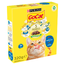 Go-CatÂ® with Herring and Tuna Mix with Vegetables Dry Cat Food 320g
