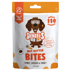 Denzel's Nut Butter Bites Peanut, Cashews & Turkey 100g